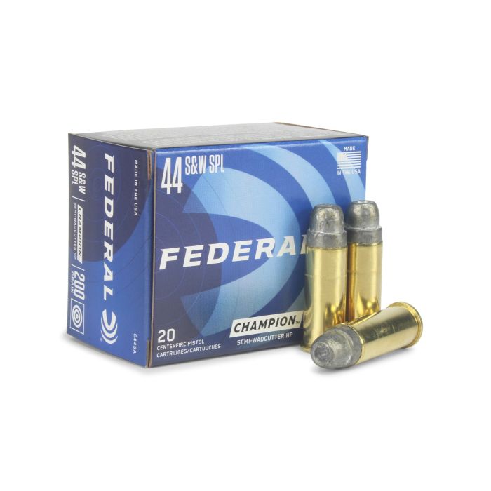 Federal Champion, 44 Special, Semi-Wadcutter HP, hollow point, 44 sw ammo, 44 special ammo, Ammunition Depot