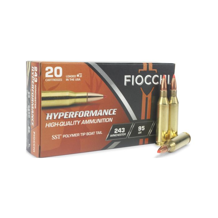 Fiocchi Hyperformance, 243 Winchester, SST, fiocchi, hunting ammo, ammo for sale, ammo buy, Ammunition Depot