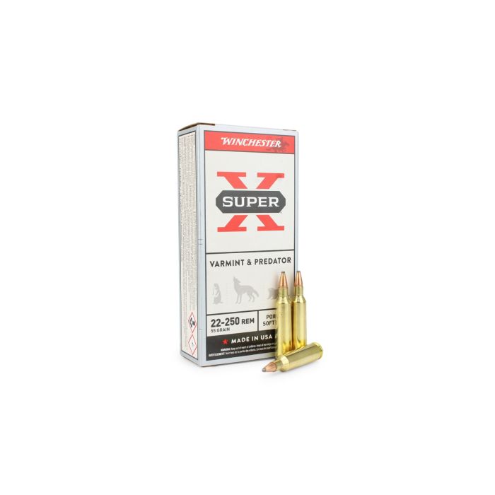 Winchester Super-X, 22-250 Remington, soft point, hunting ammo, 22-250 rem ammo, ammo for sale, Ammunition Depot Winchester Super-X, 22-250 Remington, soft point, hunting ammo, 22-250 rem ammo, ammo for sale, Ammunition Depot