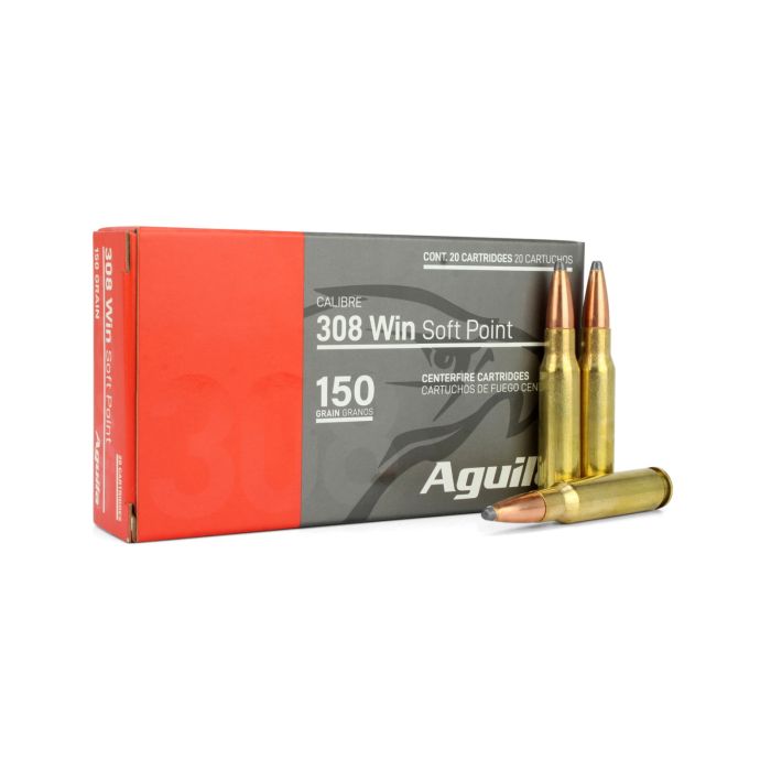 Aguila 308 Win 150 Gr Soft Point Ammo