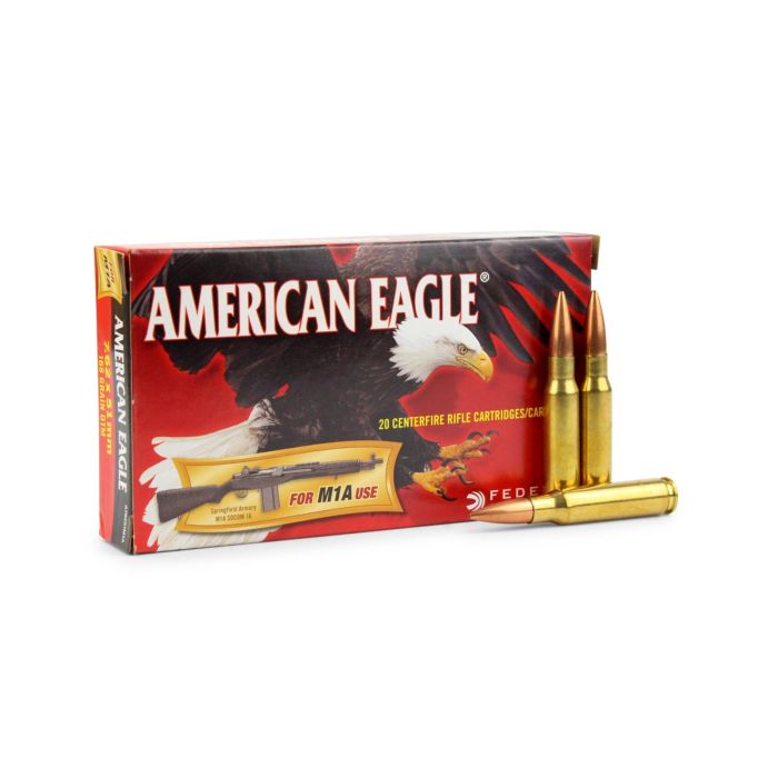Federal American Eagle 7.62x51 168 Gr OTM