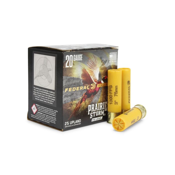 Federal Prairie Storm FS Lead 20 Gauge 3" 1 oz 6 Shot Federal Prairie Storm FS Lead 20 Gauge 3" 1 oz 6 Shot