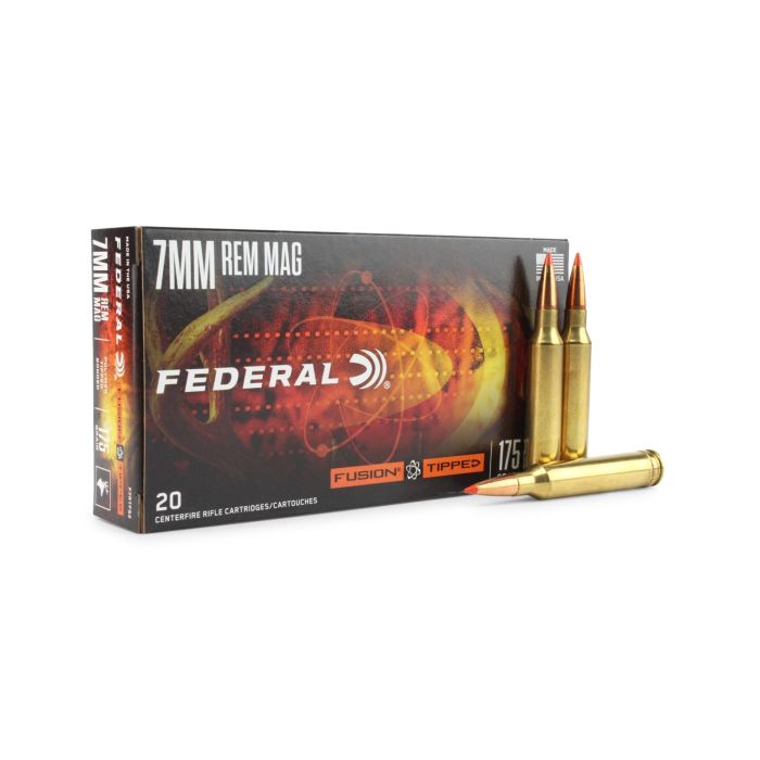 Federal 7mm Rem Mag 175 Gr Fusion Tipped