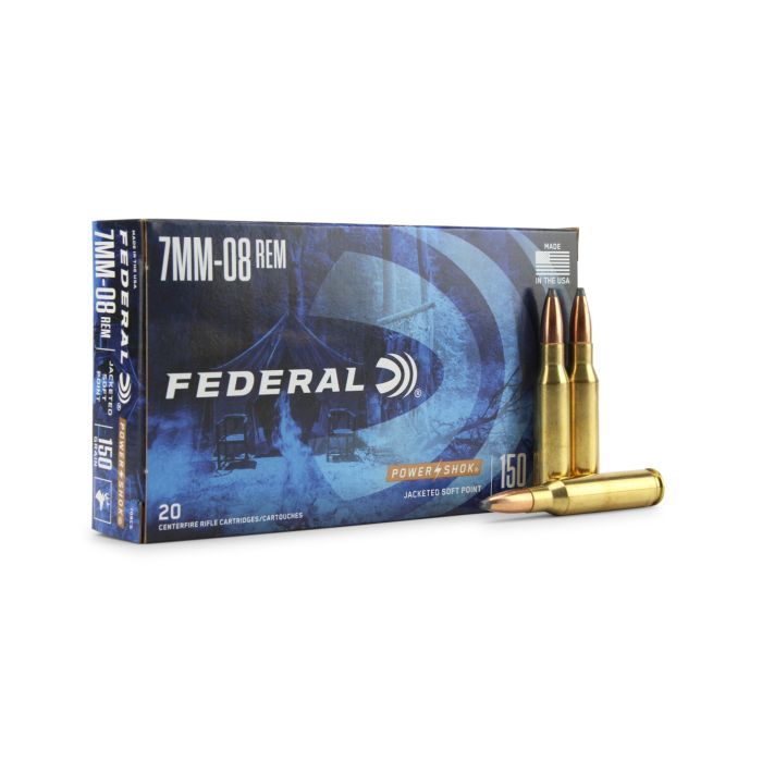Federal 7mm-08 Rem 150 Gr Power-Shok SP