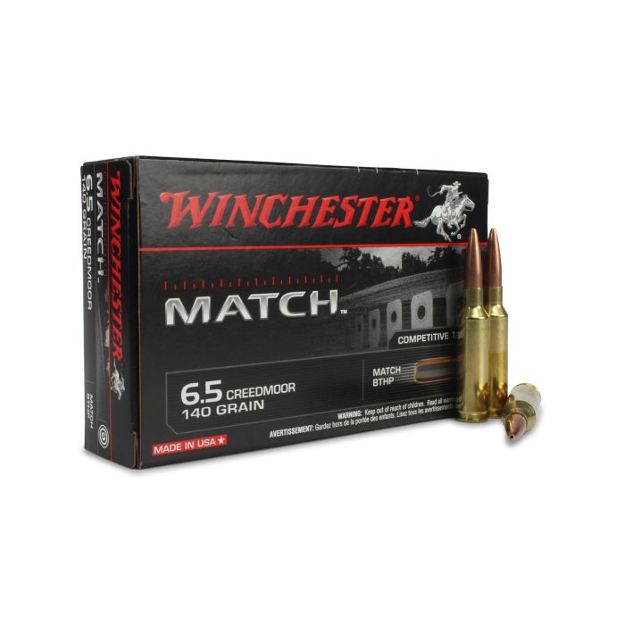 Winchester 6.5 Creedmoor 140 Grain BTHP
