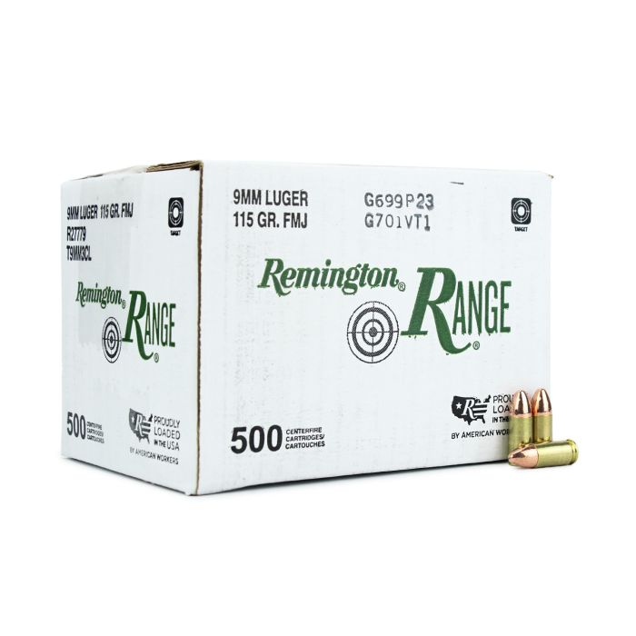 Remington Range 9mm 115 Gr FMJ