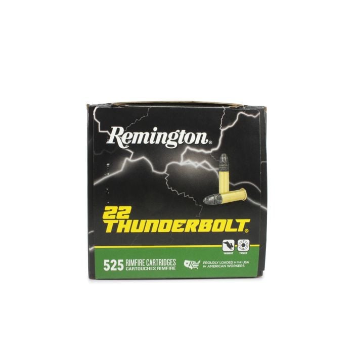Remington Thunderbolt 22 LR 40gr RN Ammunition Box