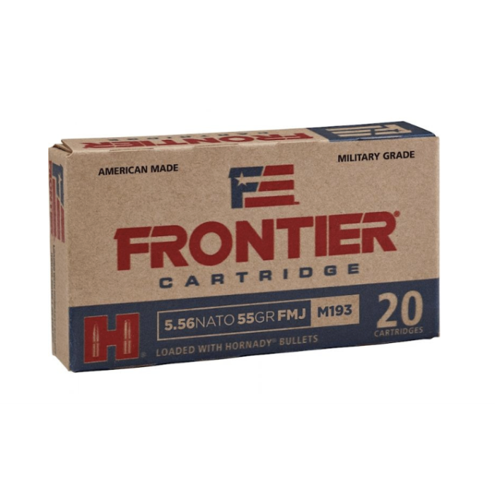 Hornady Frontier Military Grade 5.56x45mm NATO 55 Grain FMJ
