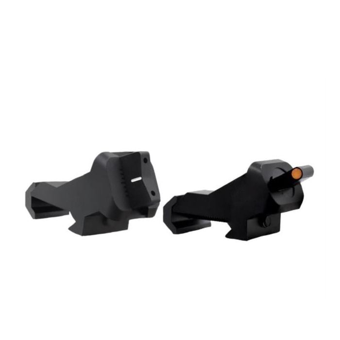 AR-0008-1N XS Sights XTI2 Canted Iron Sights, Glowing Front Orange Dot