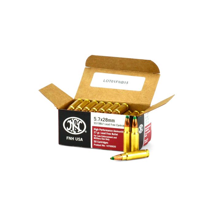 FNH USA 5.7x28mm 27 Grain HP 50 Rounds | Ammunition Depot