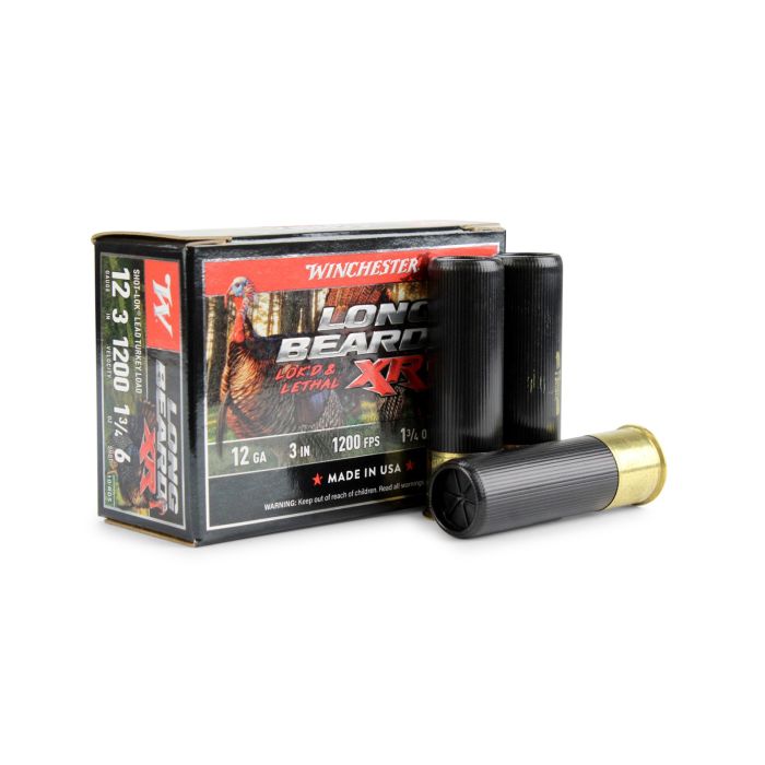 Winchester Long Beard XR 12 Gauge 3" 1-3/4oz Turkey Load 6 Shot