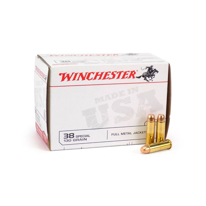 Winchester .38 Special 130 grain FMJ | 38 Special Ammo For Sale - Ammunition Depot