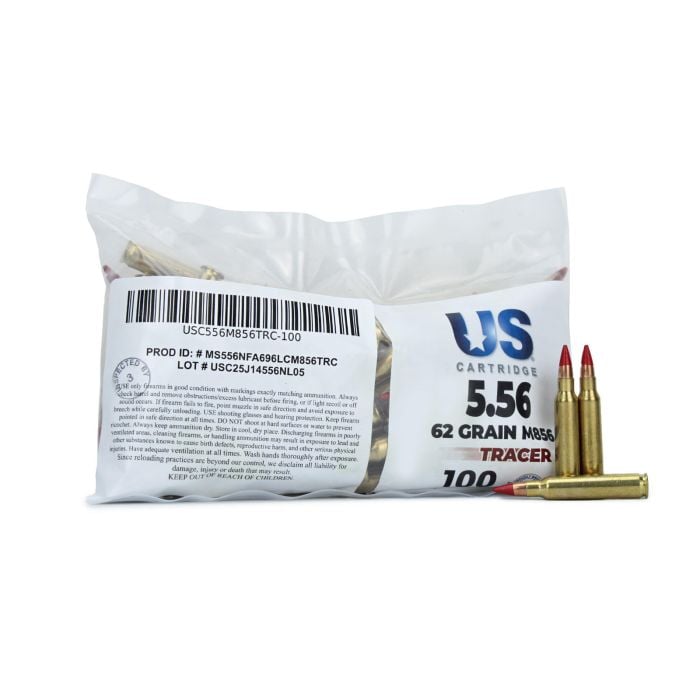 US Cartridge 5.56 62 Gr M856 Tracer US Cartridge 5.56 62 Gr M856 Tracer