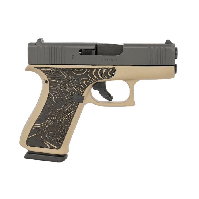 Glock G43X Slim Sub-Compact 9mm 3.41" 10+1 (Brown/Tan)