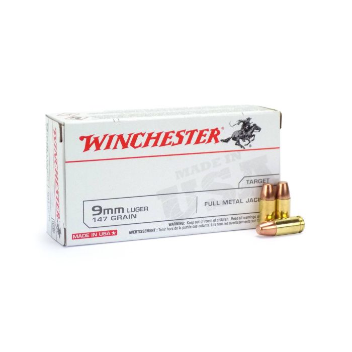 Winchester 9mm 147 Gr TCMC