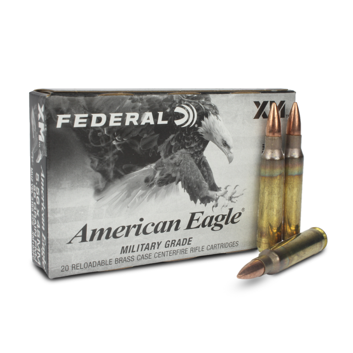 Federal American Eagle, XM193, 223 remington, 5.56, ammo for sale, ammo buy, fmj, fmj for sale, Ammunition Depot