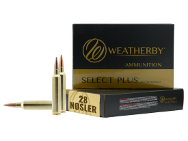 Weatherby Select Plus 28 Nosler 180 Gr Jacket Hollow Point Ammo