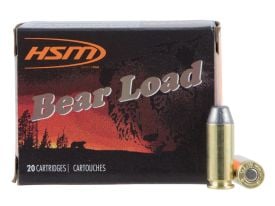 HSM ammo, bear load, 10mm, 10mm ammo, rnfp, flat point ammo, round nose ammo, ammo for sale, Ammunition Depot