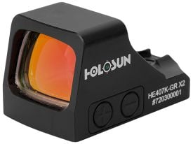 Holosun HE407K-GR X2 0.85x0.77 6 MOA Green Dot Reticle Reflex Sight