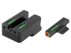Truglo TFX Pro Handgun Sights Black Tritium Fiber Optic 1911 Novak