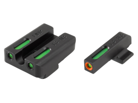 TruGlo TFX Pro Handgun Sights Black Tritium Fiber Optic