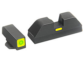 AmeriGlo CAP Sight Set for Glock Green Tritium Lumigreen Outline