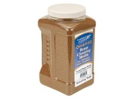 Frankford Arsenal Treated Walnut Hull Brass Cleaning Media - 5 lbs Reusable Container