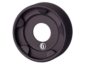 Rugged Suppressor 9mm Luger Front Cap for Enhanced Suppression