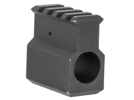 LBE Railed Gas Block Black Aluminum for AR Platform