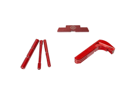Cross Armory 3-Piece Kit Glock Gen4 Red Anodized Aluminum