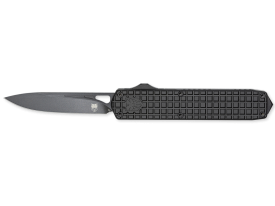 CobraTec Mamba Large Knife D2 Steel Blade (Black Aluminum)