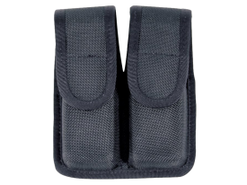 Blackhawk Double Mag Pouch Black Cordura Single Stack