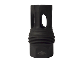 Yankee Hill QD Flash Hider, Short, Black Steel, 5/8-32 Threads