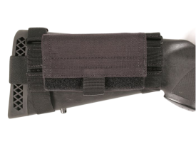 Blackhawk Buttstock Shell Pouch Black Nylon 5rd Shotgun Ambidextrous