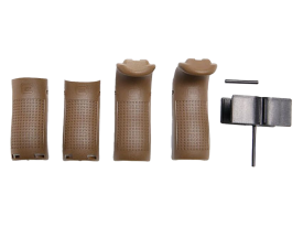 Dark Earth Polymer Backstrap Beavertail Set for Glock
