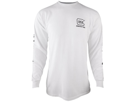 Glock Perfection Men's Long Sleeve T-Shirt, Size Medium (White)