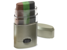 Camo Face Paint Stick Black Brown Dark Green