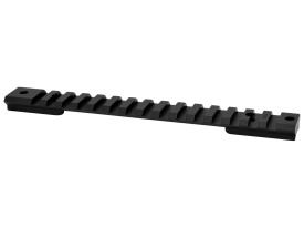 Warne Picatinny Rail Savage Vapor Black Anodized Long Action 0 MOA