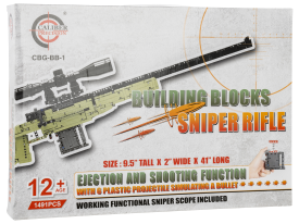 Black/Green Sniper Building Blocks 1491 Pieces