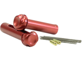 Timber Creek Takedown Pin Set Red Aluminum for AR Platform