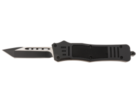 Steel River Knives Spartan OTF Tanto 440C SS Black Handle