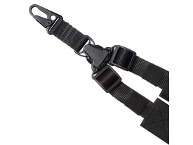 Black A-Tac Single-Point Rifle Sling with Adapter