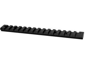 Warne Tikka T3 Vapor Picatinny Rail Black Anodized 0 MOA