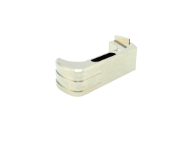 Cross Armory Mag Catch Glock Gen4/5 Silver Anodized Aluminum