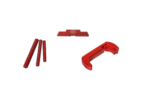 Cross Armory 3-Piece Kit Glock Gen1-3 Red Anodized Aluminum