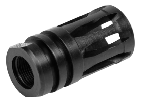 LBE A2 Birdcage Flash Hider Black Steel 5.56 NATO