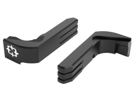 Cross Armory Mag Catch Extended Aluminum for Glock Gen 1-3 Black
