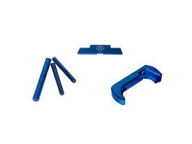 Cross Armory 3-Piece Kit Glock Gen5 Blue Anodized Aluminum