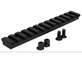 Tacfire Keymod Picatinny Rail 5" 11 Slots Black Keymod 11 Slots