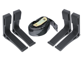Hawk Monkey Bar Steps Black Aluminum 4 Pack